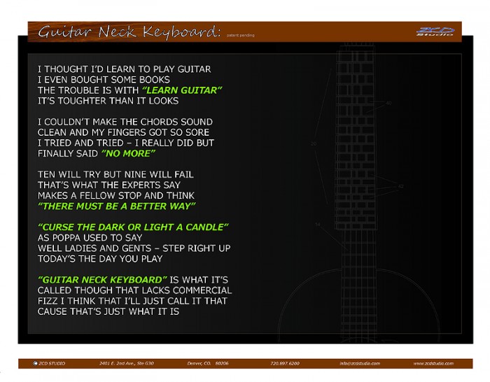 Guitar Neck Keyboard,  | International Design Awards Winners